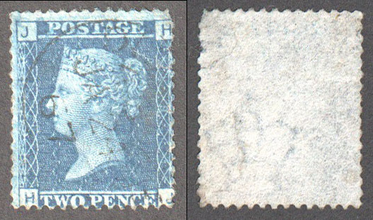 Great Britain Scott 29 Used Plate 9 - HJ (P) - Click Image to Close